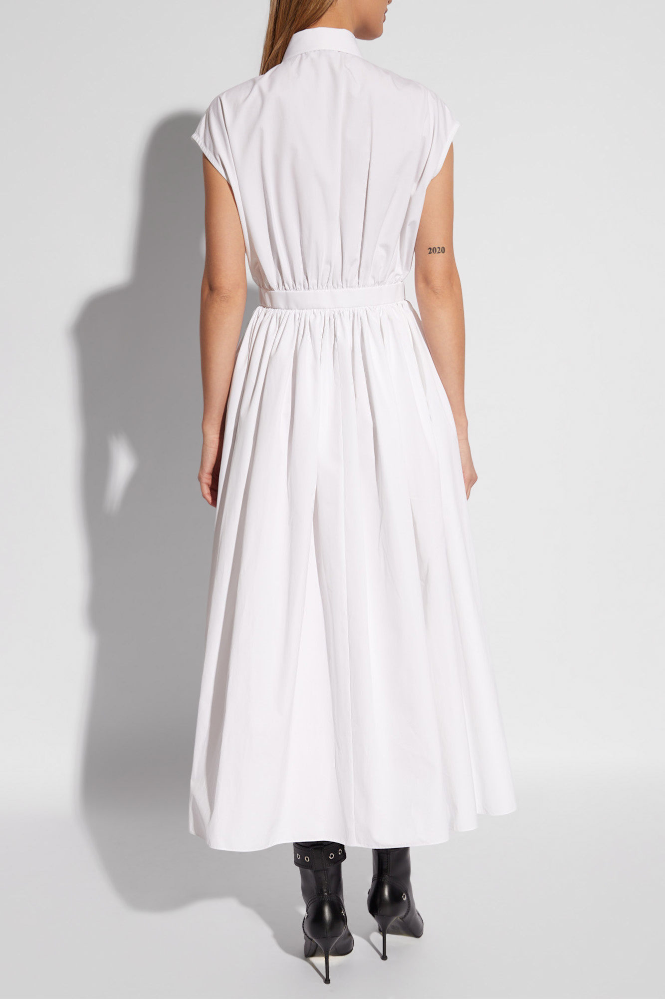 ワンピース ALEXANDER MCQUEEN Woman Dress White 752355QZAJY 0900 Women's Embellished Evening Dress in White | McQueen US
